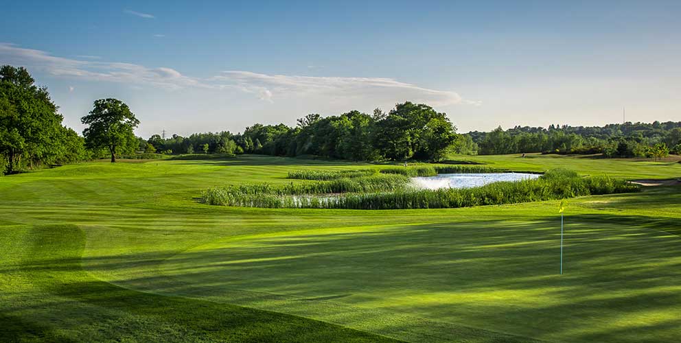 Golf course lake