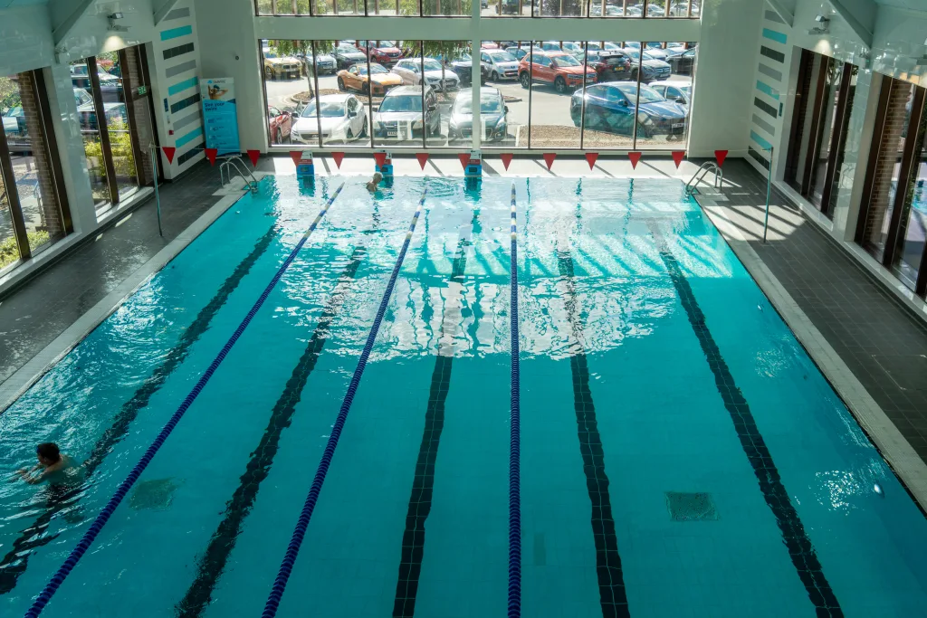 swimming pool at a sustainable country club in kent