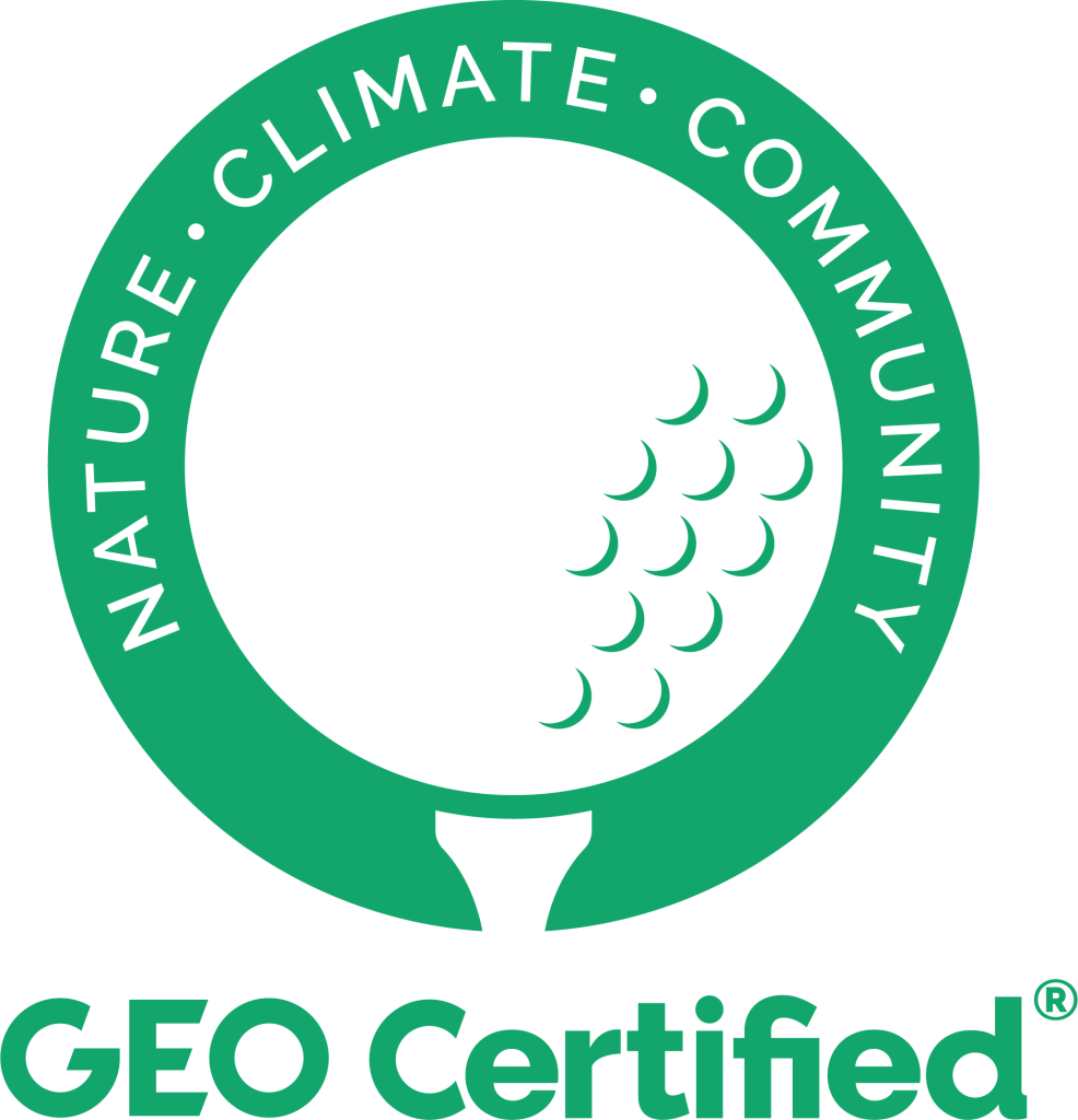 geo certified logo awarded to burhill group for outstanding sustainability