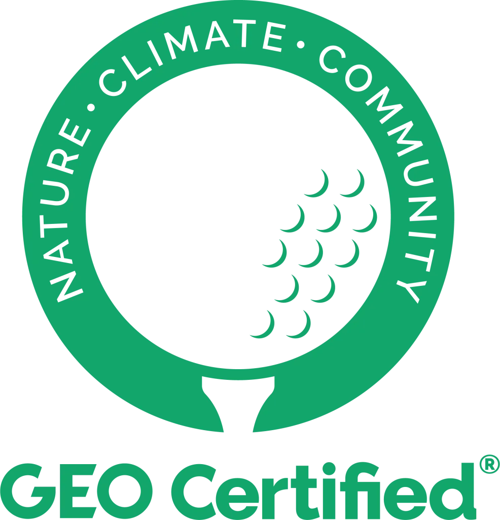 geo certified logo awarded to burhill group for outstanding sustainability