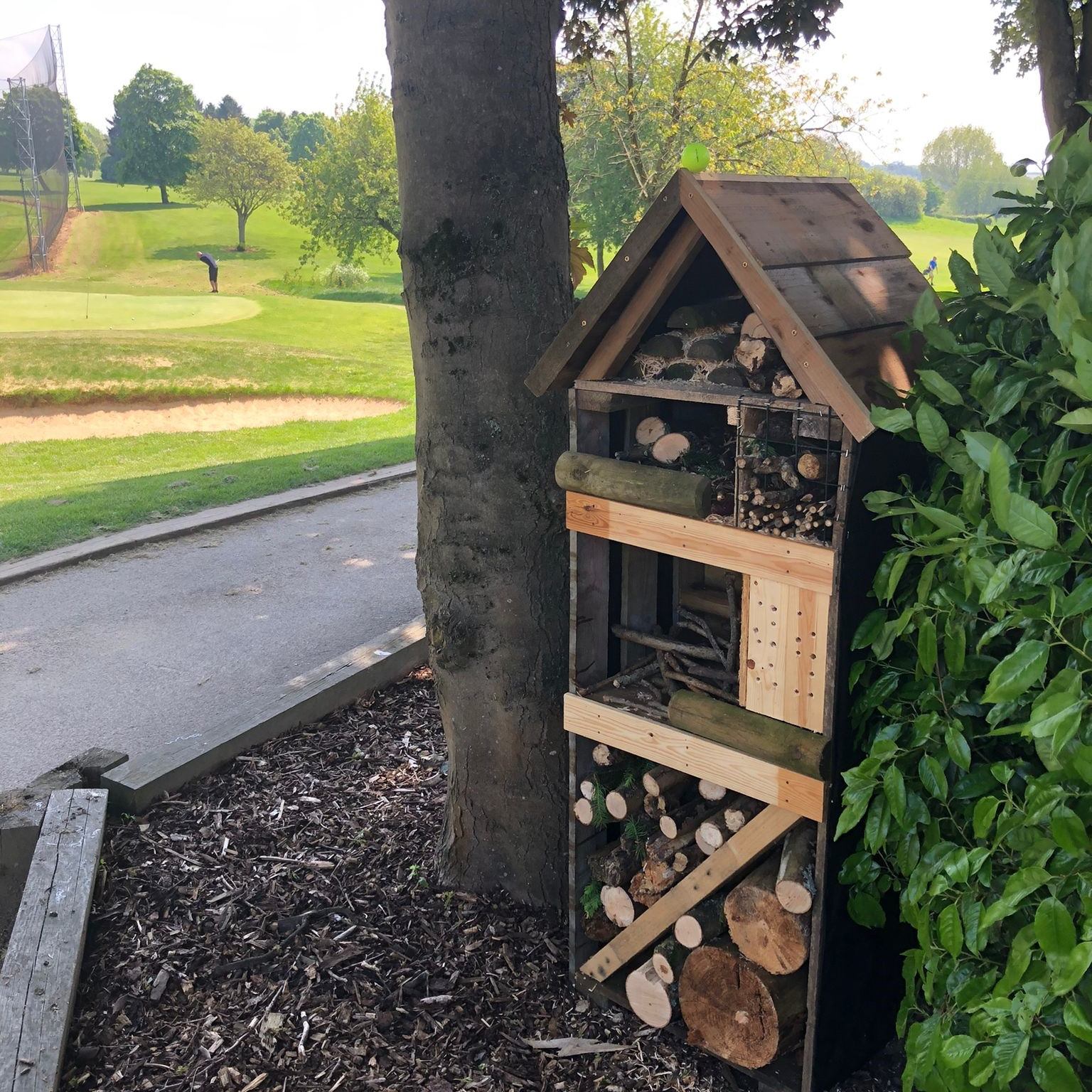 bug house at a sustainbale golf club